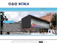 Tablet Screenshot of nictalia.com